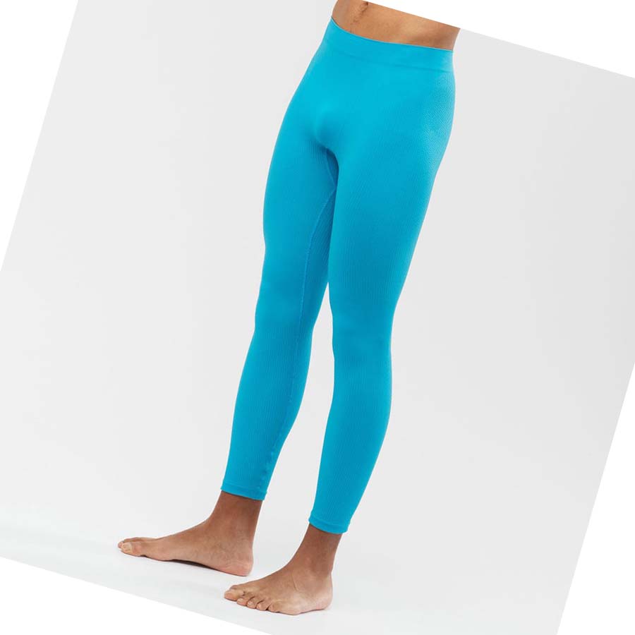 Salomon ESSENTIAL SEAMLESS Erkek Pantolon Mavi | TR 3192KOR